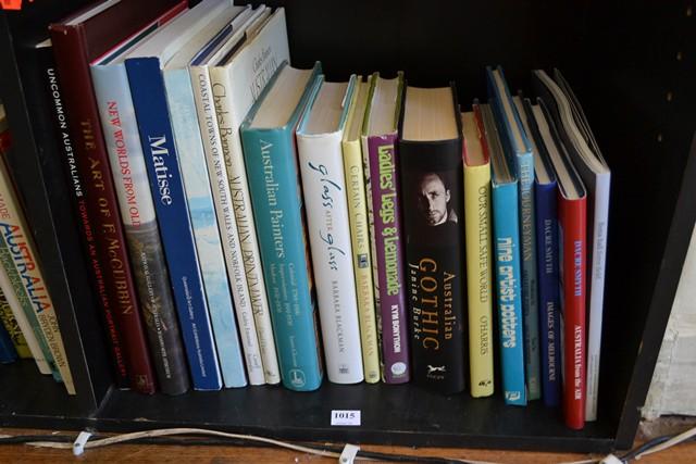 Appraisal: SHELF OF AUSTRALIAN ART REFERENCE BOOKS INCL THE ART OF