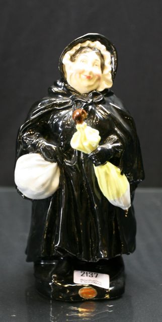 Appraisal: A Royal Doulton figure of 'Sairey Gamp' HN loss to