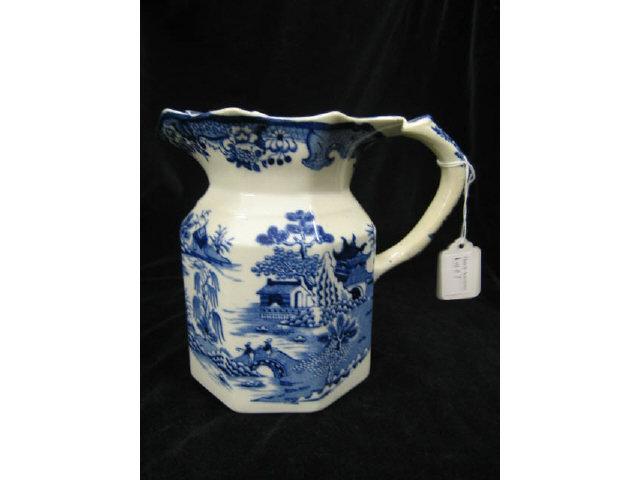 Appraisal: Mason's Ironstone Willow Pitcher