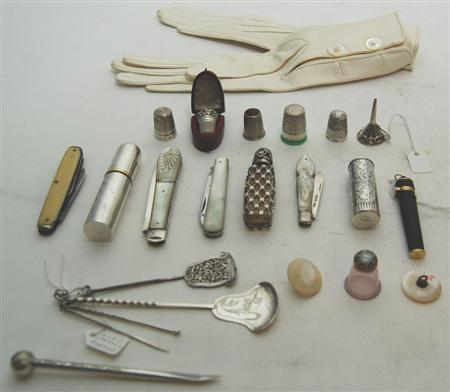 Appraisal: A small collection of flatware to include two continental sifter