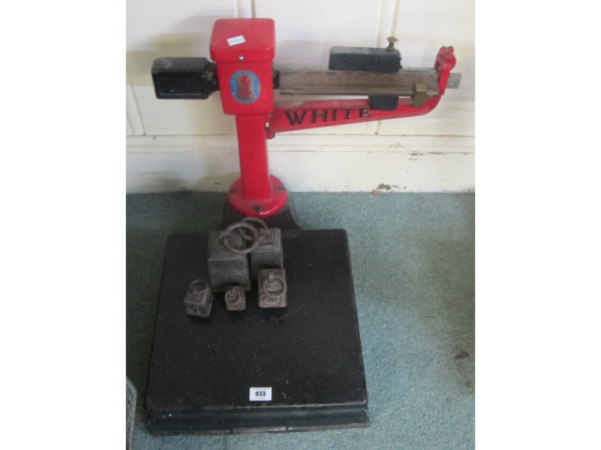 Appraisal: John White and Son's cast iron shop scales