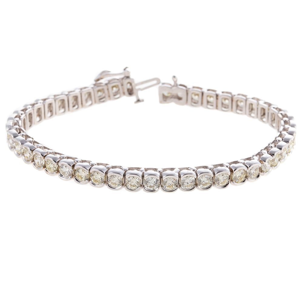 Appraisal: An ct Diamond Tennis Bracelet in K K white gold