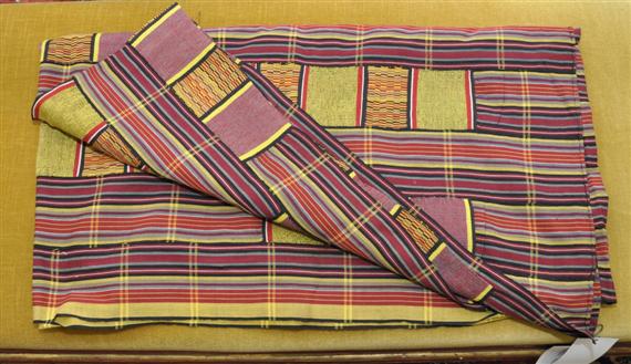 Appraisal: SOUTH AMERICAN FABRIC old In good condition x cm