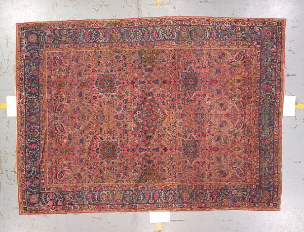 Appraisal: A Kerman carpet South Central Persia circa size approximately ft