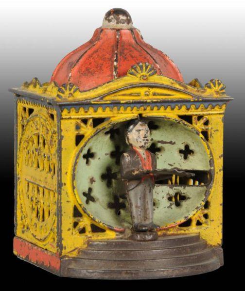 Appraisal: Cast Iron Halls Lilliput Mechanical Bank Description Manufactured by J