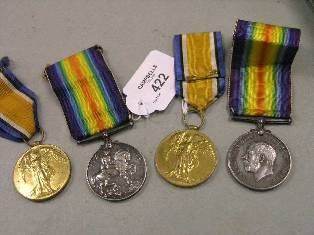 Appraisal: WW medals two medals to Pte W J Frampton East