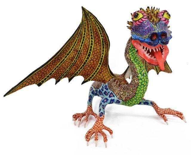 Appraisal: Folk art painted papier-mache alebrije sculpture Felipe Linares Mexico City