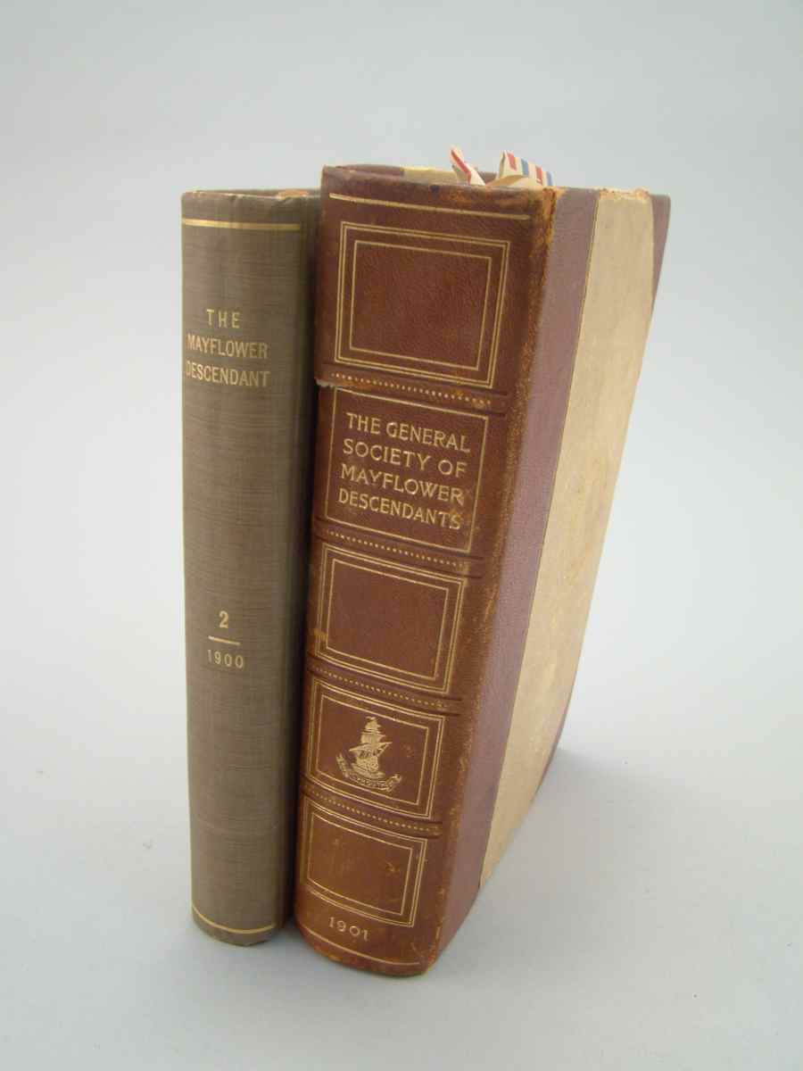 Appraisal: MAYFLOWER DESCENDANTS Two books The General Society of Mayflower Descendants