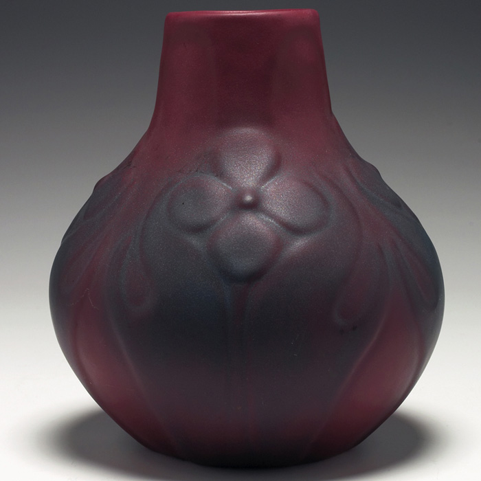 Appraisal: Nice Van Briggle vase ca large bulbous shape with a