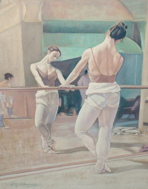 Appraisal: Phillip Meninsky b - Ballerina pastel signed x cm Allen