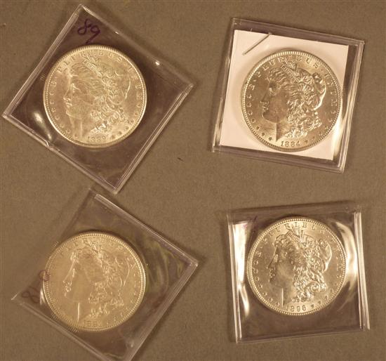 Appraisal: Lot of Morgan Dollars -O all AU