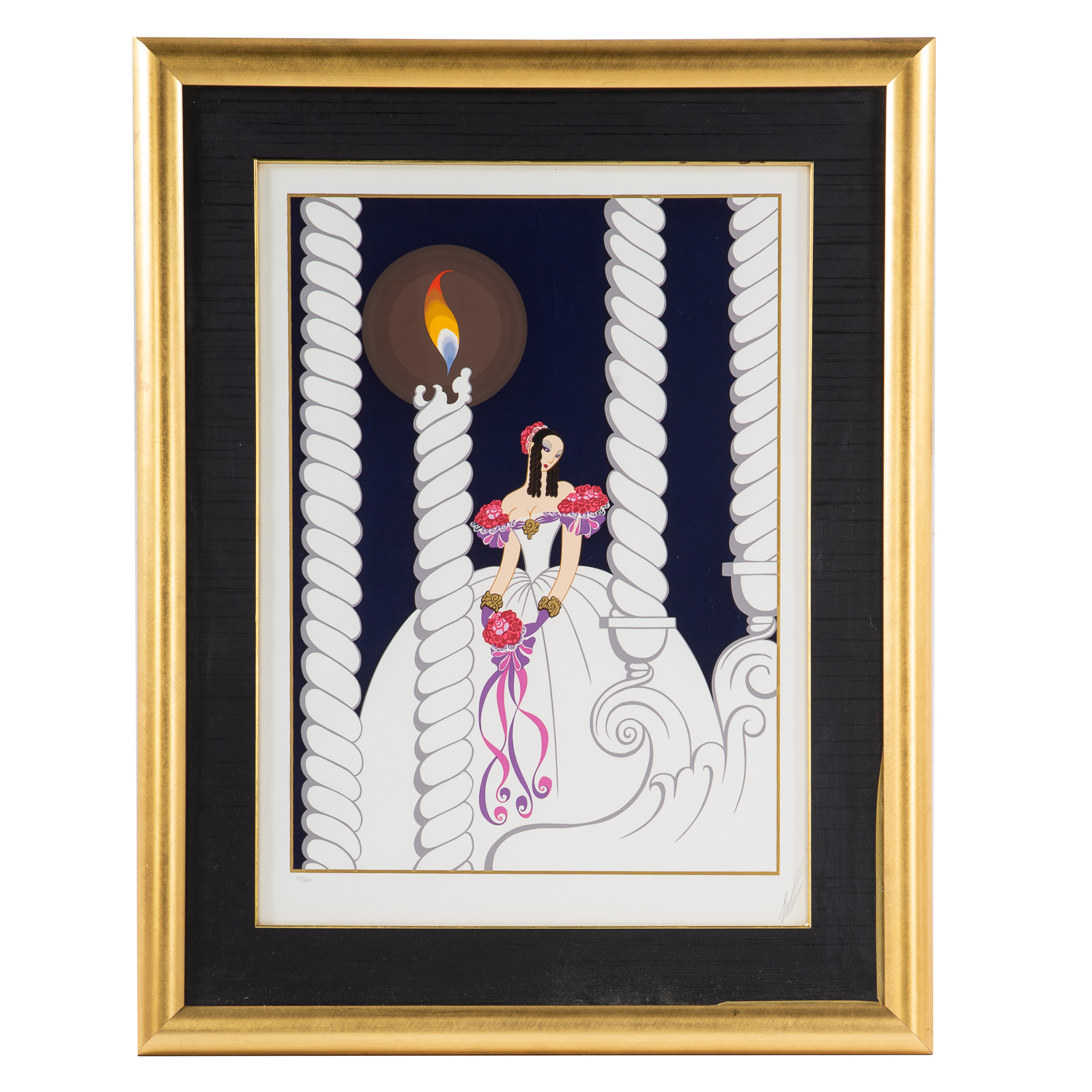 Appraisal: ERTE LA TRAVIATA SERIGRAPH Romain de Tirtoff Russian French -