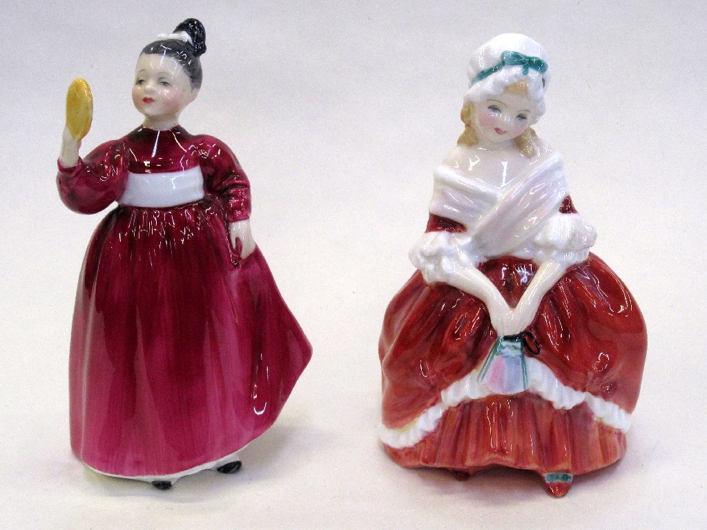 Appraisal: Two Royal Doulton figures Vanity HN and Peggy HN