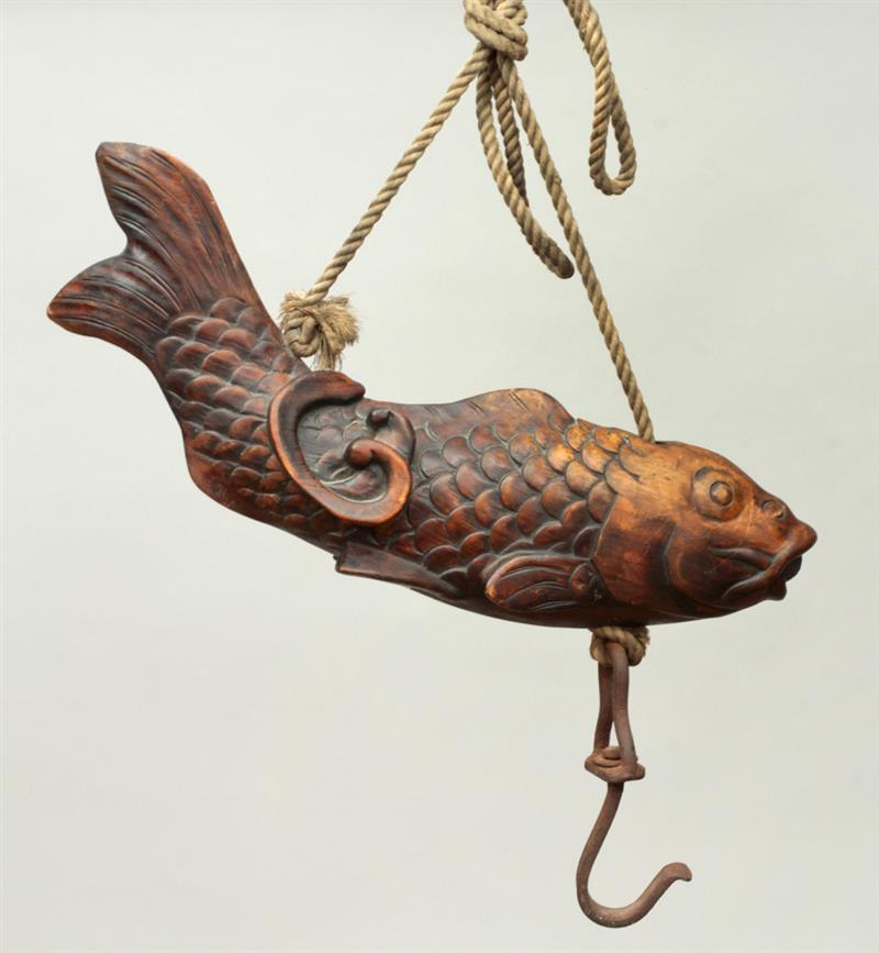 Appraisal: Carved Figure of a Carp Yokogi x x in Estimate