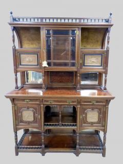 Appraisal: Gillow's walnut sideboard in the manner of Bruce Talbot with