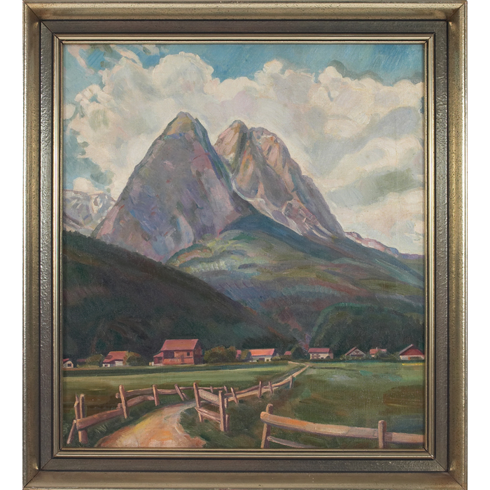 Appraisal: Jefferson Stephen Ward American - ''Mountain Landscape '' c oil