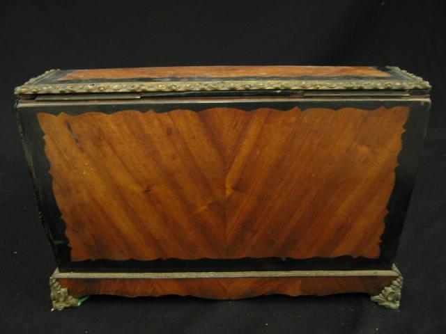 Appraisal: French Victorian Lady's Travel Vanity Box with perfumes dresser box