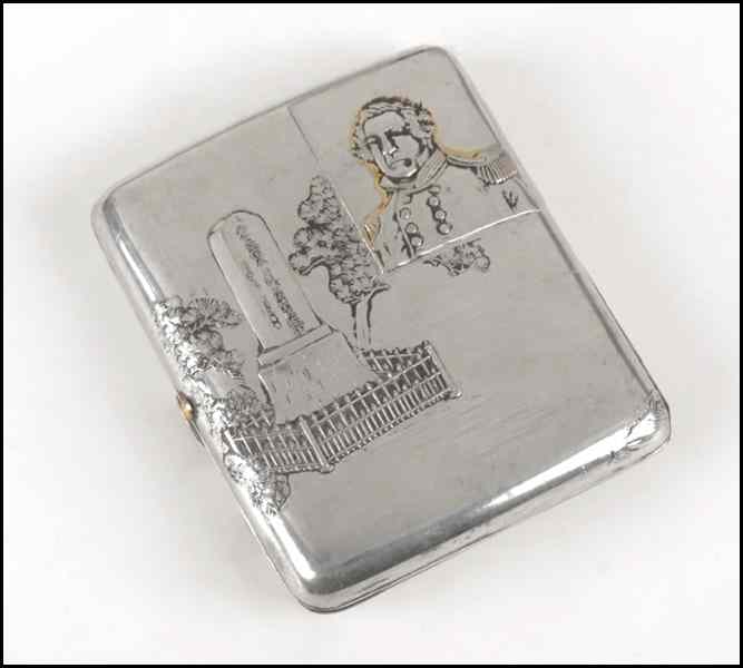 Appraisal: JAPANESE SILVER CIGARETTE CASE Condition No Specific Condition Recorded -