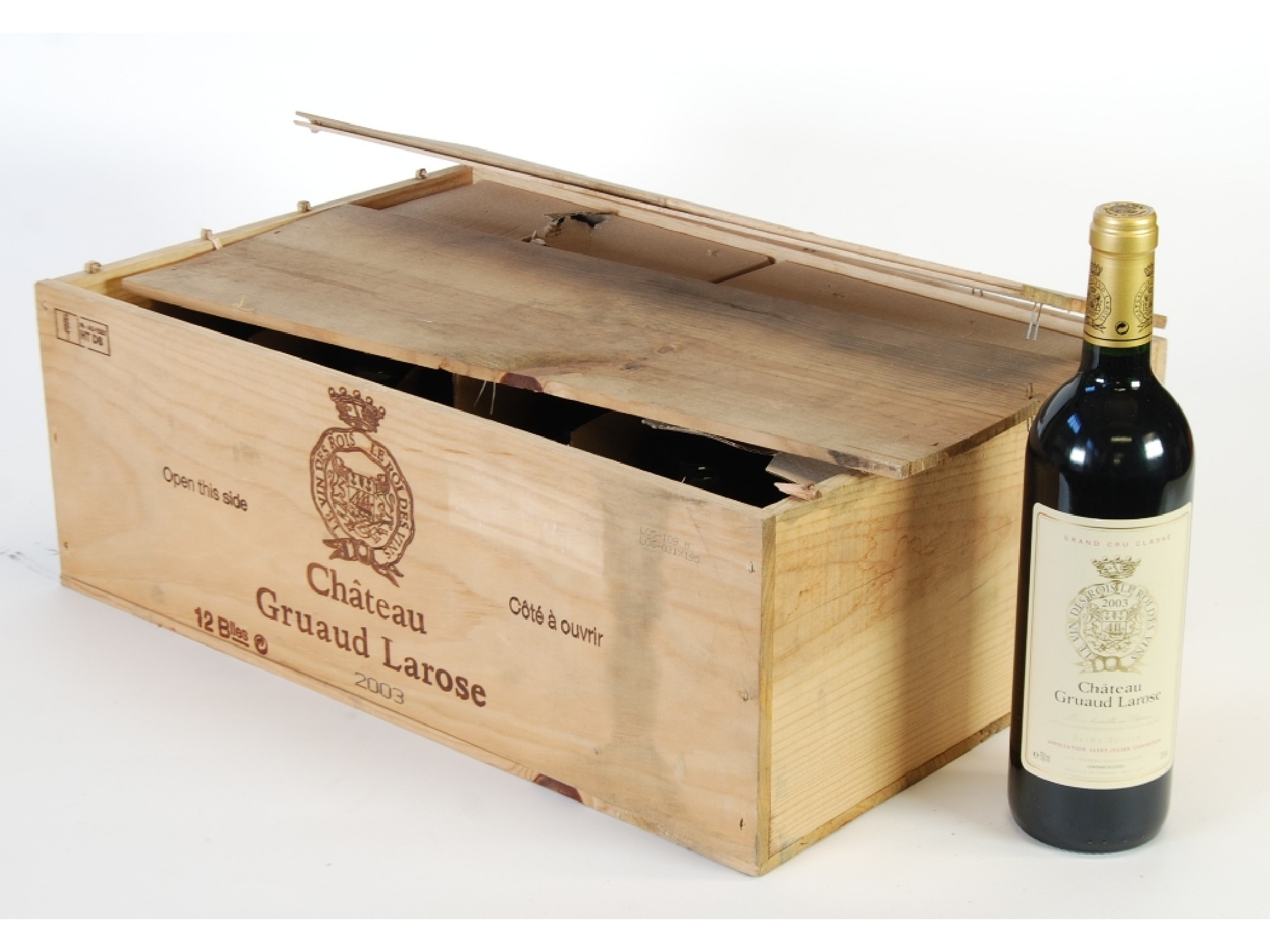 Appraisal: TWELVE BOTTLES OF CHATEAU GRUAUD LAROSE owc