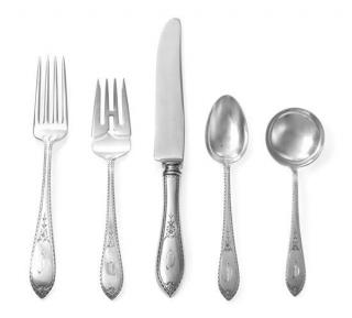 Appraisal: An American Silver Flatware Service Dominick Haff New York NY