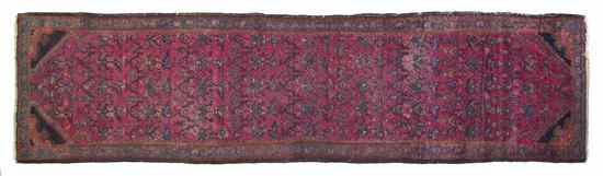 Appraisal: A Lilihan Wool Runner decorated with repeating birds on flowering