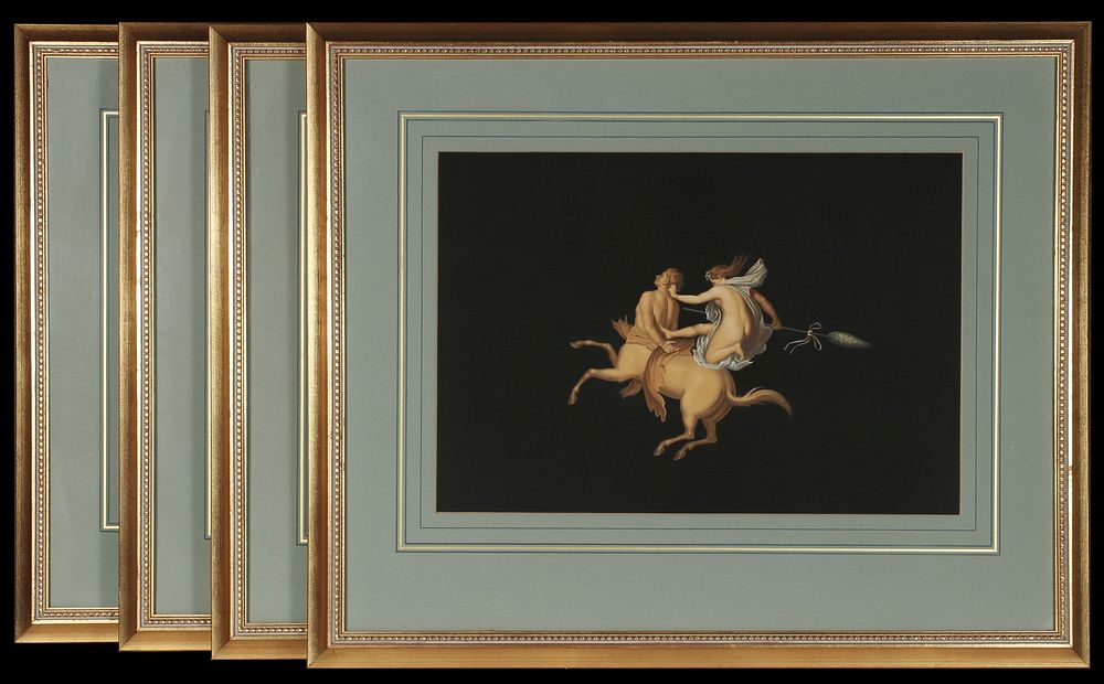 Appraisal: A SUITE OF NEOCLASSICAL CHROMLITH IMAGES AFTER CAMILLO After Camillo