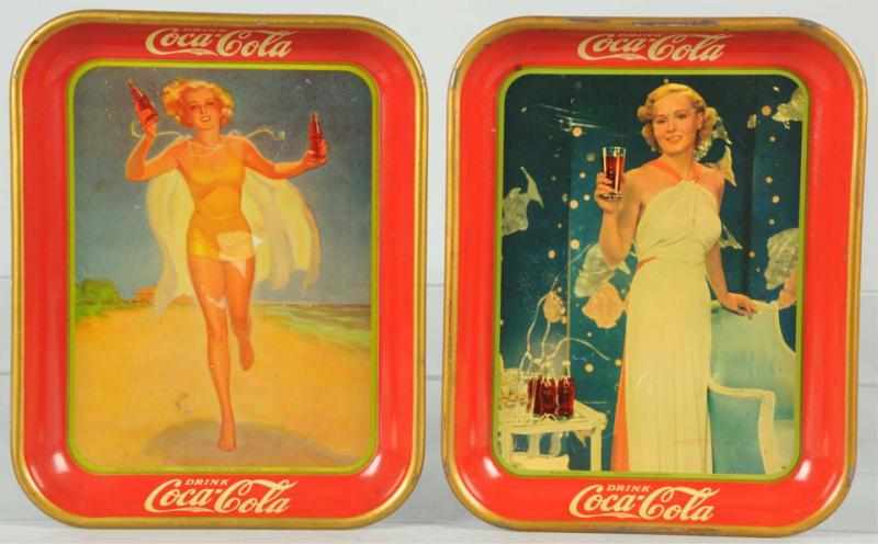 Appraisal: Lot of Coca-Cola Serving Trays Includes one tray and one