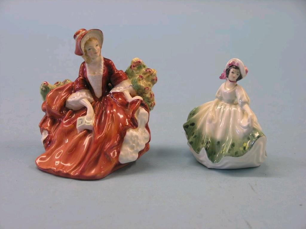 Appraisal: Two Royal Doulton bone china figures Lydia HN and Sunday