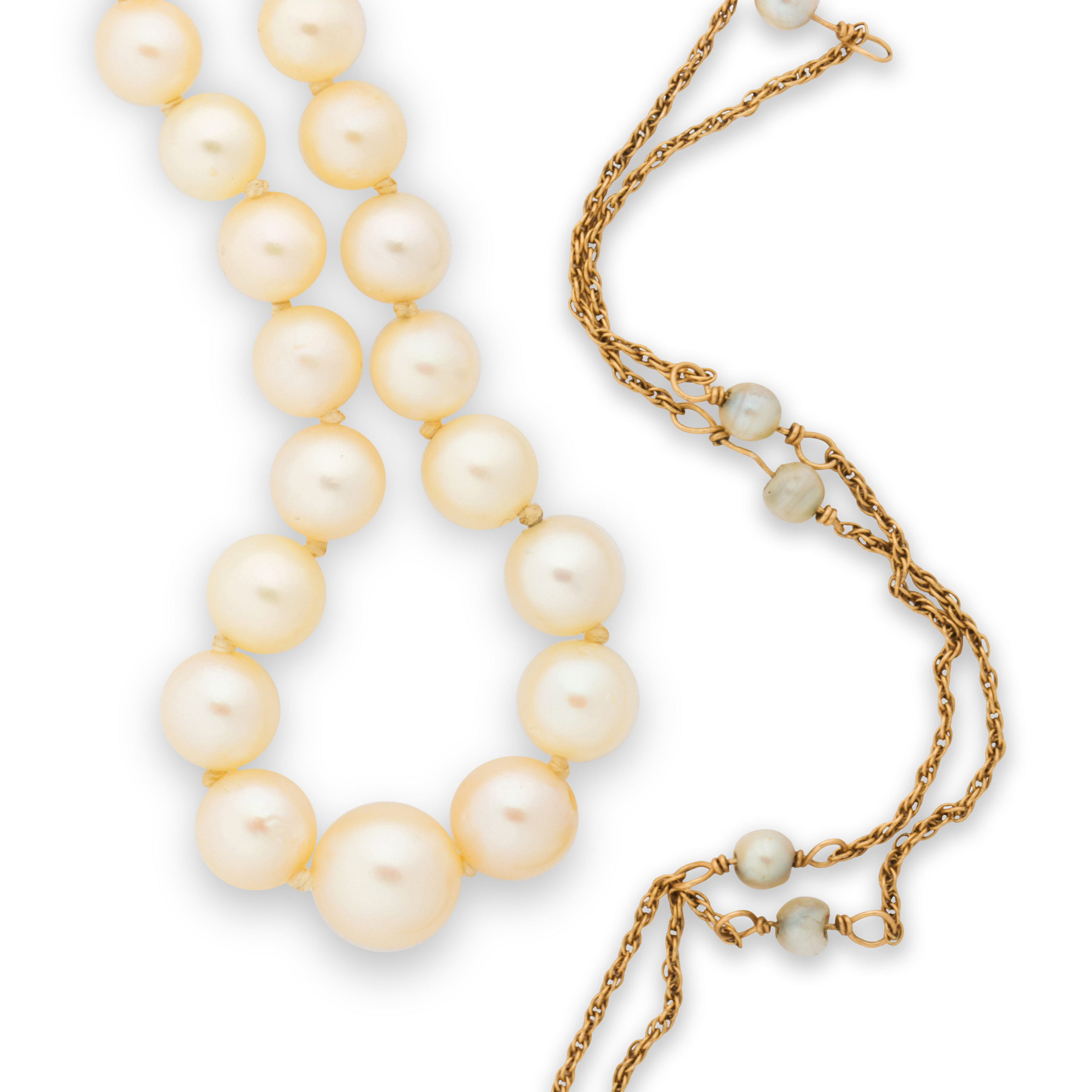 Appraisal: A GROUP OF CULTURED PEARL JEWELRY A group of cultured