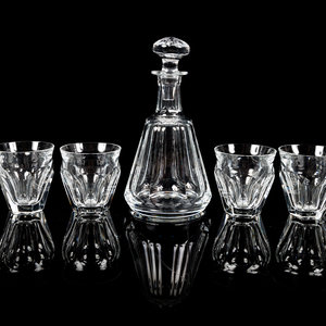 Appraisal: A Baccarat Cut Glass Drink Service th Century comprising a