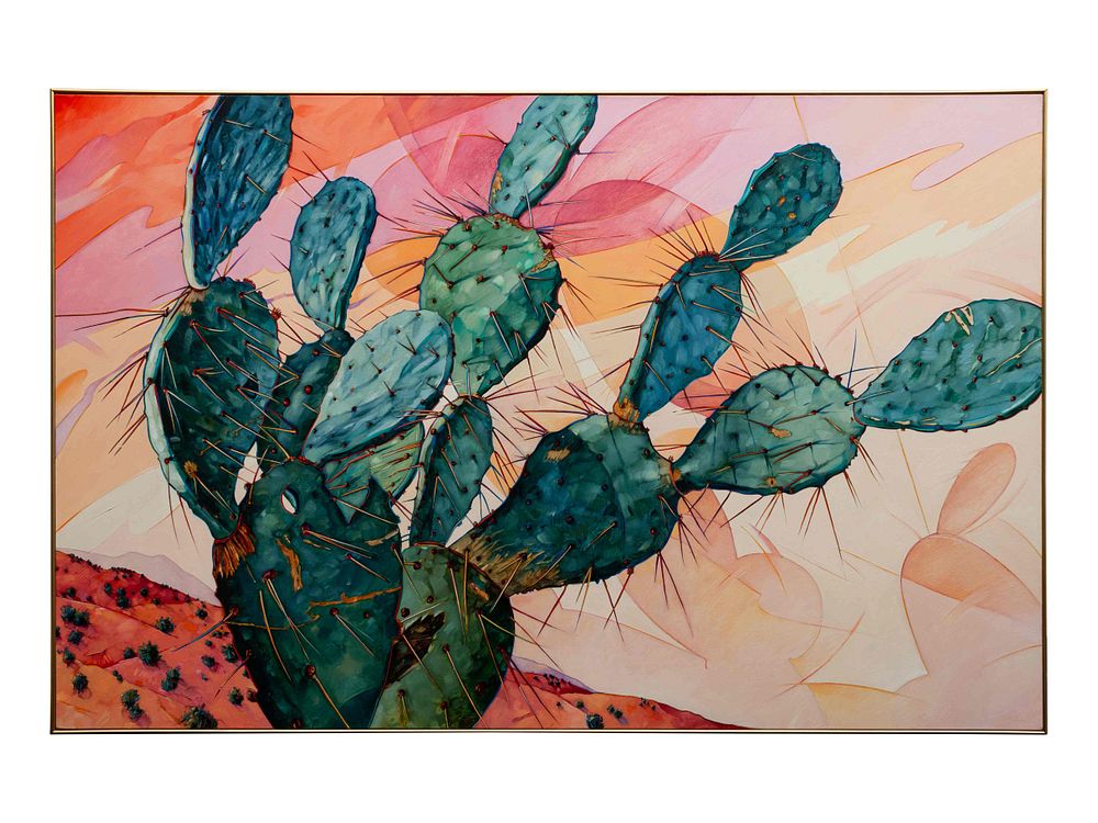 Appraisal: John Fincher American b Cacti John Fincher American b Cacti