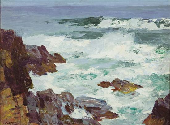 Appraisal: POTTHAST EDWARD HENRY American - ''Surf'' oil on board x