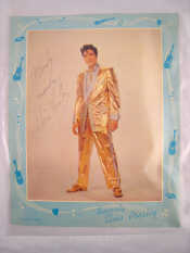 Appraisal: A signed photograph of Elvis Presley Provenance from the collection