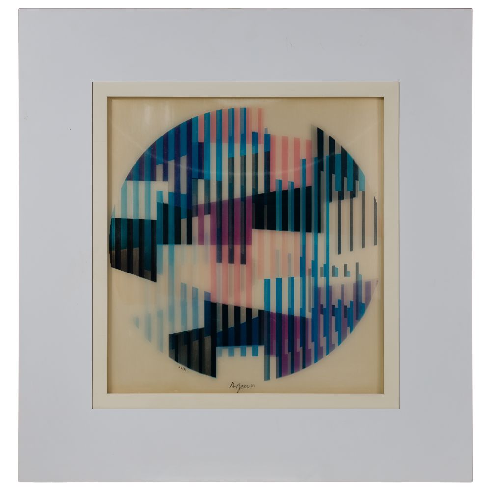 Appraisal: YAACOV AGAM ISRAELI B LIBERTO AGAMOGRAPHUndated signed lower center depicting