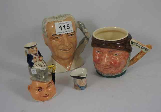 Appraisal: Wood Potters Character Jug Sir Stanley Matthews Miniature Toby Jug