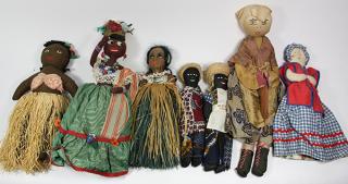 Appraisal: lot of International dolls and puppets executed in composition cloth