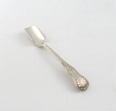 Appraisal: A Victorian silver King's pattern stilton scoop by Elkington and