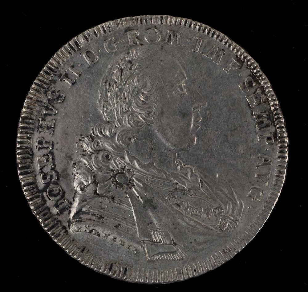 Appraisal: Joseph II Silver Thaler German States Regensberg the reverse with