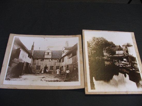 Appraisal: PHOTOGRAPHS of Oxford pasted down St John's Bakery and Bullen's