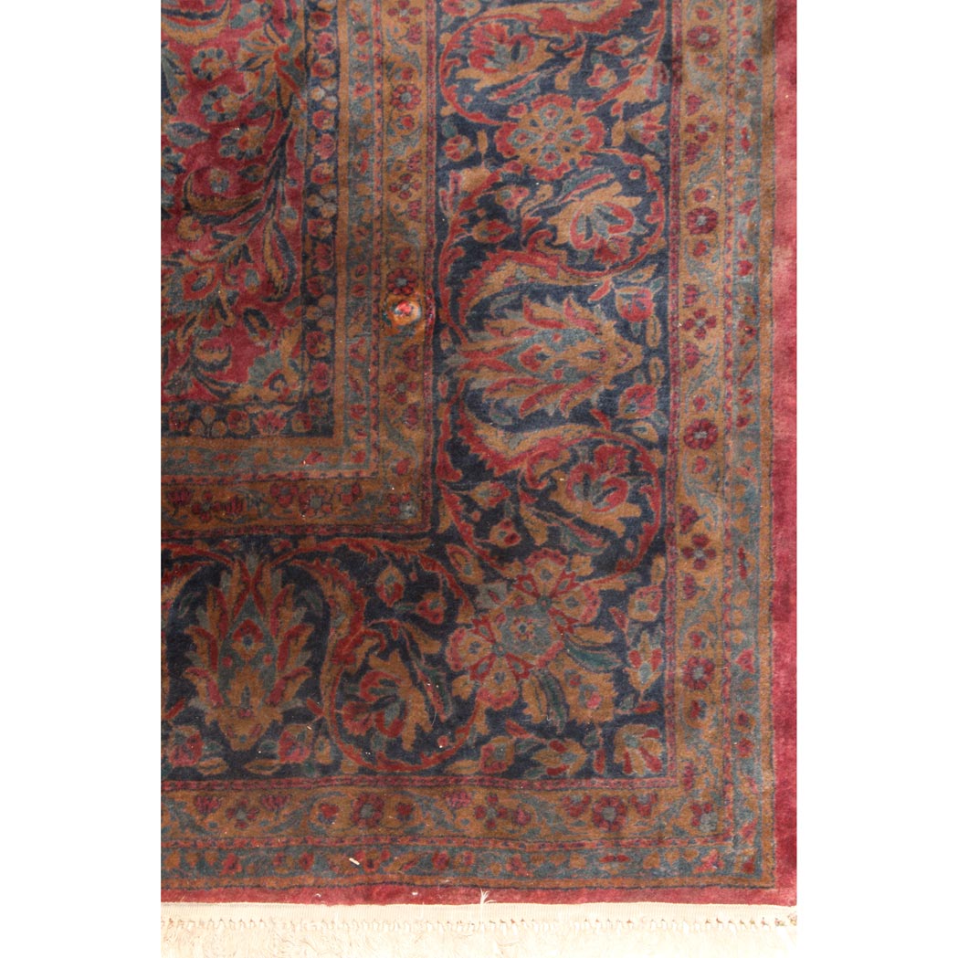 Appraisal: Sarouk Carpet North Persia circa The crimson field with a