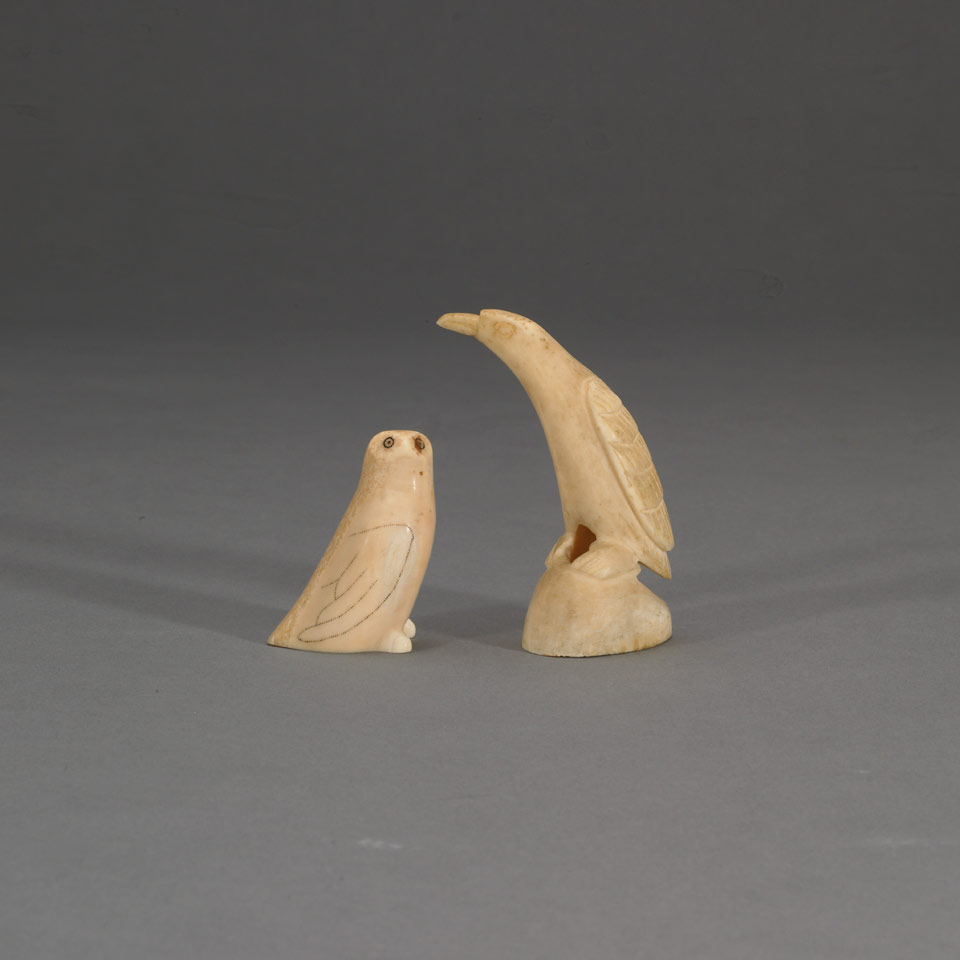 Appraisal: Unidentified BIRD AND PTARMIGAN bone height x width x depth