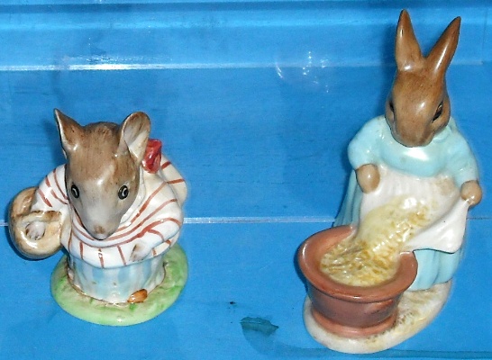 Appraisal: Beswick Beatrix Potter figures Cecily Parsley and Mrs Tittlemouse BP