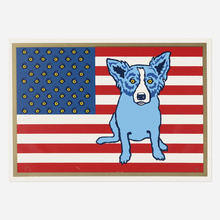 Appraisal: George Rodrigue RED WHITE AND BLUES screenprint in colors h