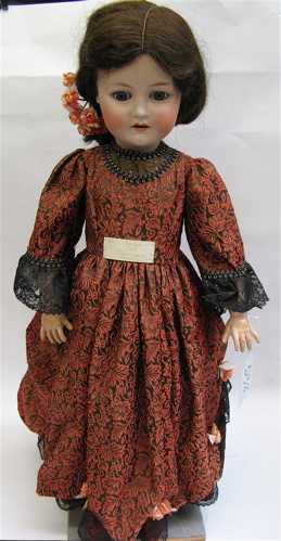 Appraisal: HEUBACH KOPPELSDORF GERMAN BISQUE HEAD DOLL in Bisque socket head