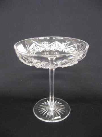 Appraisal: Sinclaire Cut Glass Compote signed brilliant period '' tall