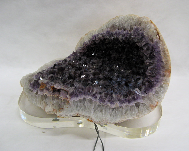 Appraisal: AMETHYST CRYSTAL CLUSTER the purple iris of the mineral world