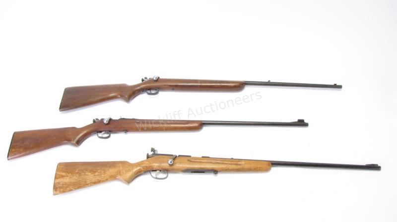 Appraisal: Lot of Single Shot Bolt Action Rifles- st rifle Winchester