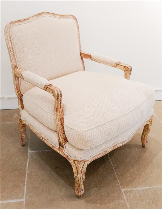 Appraisal: Sale Lot A Pair of Louis XV Side Chairs Height