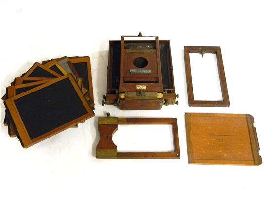 Appraisal: CAMERA '' x '' View Camera Empire State mahogany or