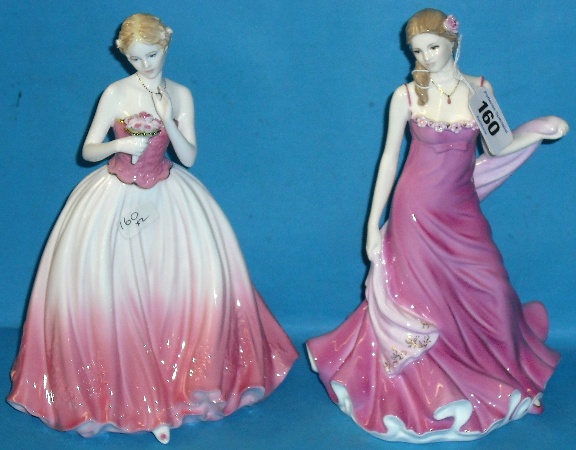 Appraisal: Coalport Figures Dearest Rose and Love Always both limited edition